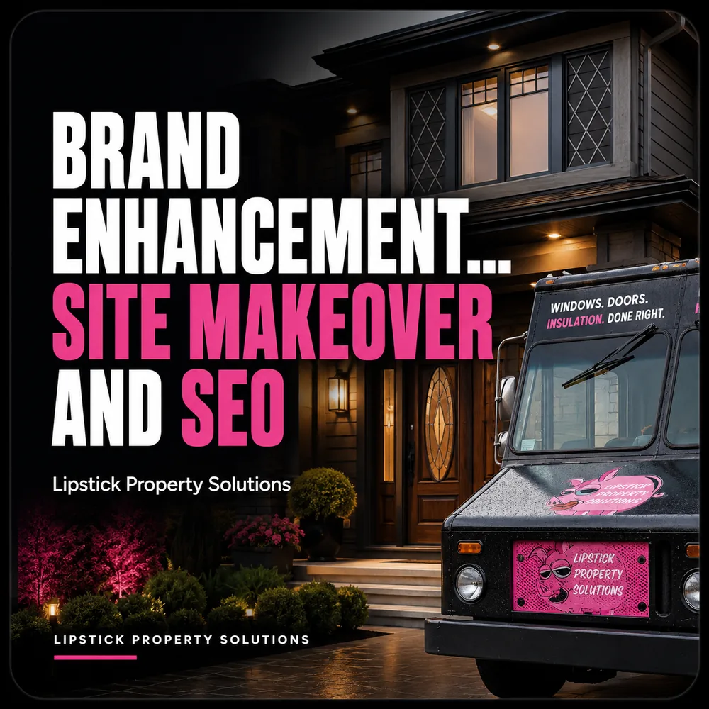Lipstick Property Solutions website makeover by 3 Lions